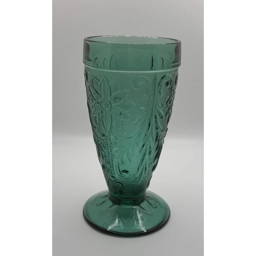 Tiara Sandwich Spruce Green Collection Iced Tea Glass